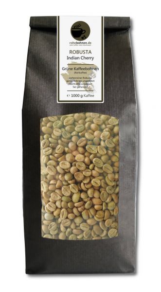 Rohkaffee Robusta Indian Cherry