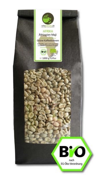 Bio Rohkaffee Äthiopien Maji
